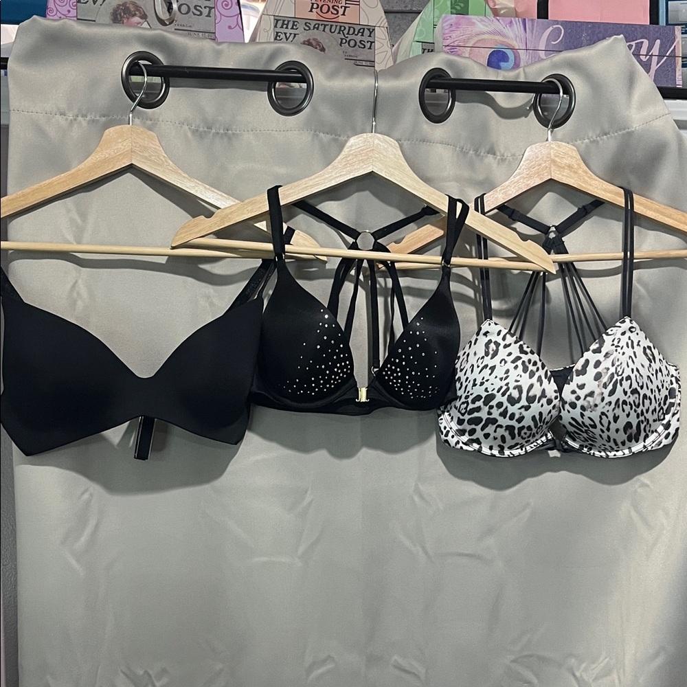 Victoria secret trío bra set Women's Bra Set